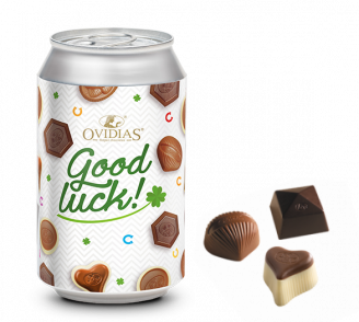 Good Luck-Dose mit Pralinenmischung (95g)