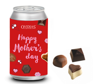 Happy Mother's Day-Dose mit Pralinenmischung (95g)