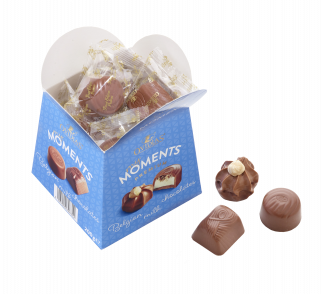 My Moments-Schachtel mit Milchschokolade Pralinenmischung (200g)