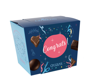 Congrats-Schachtel mit Pralinenmischung (375g)