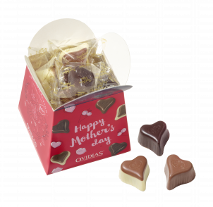 Mother's Day-Schachtel mit Schokoladenherzen (195g)