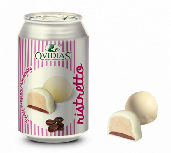 Ristretto-blik met koffie-roombonbons (95g)